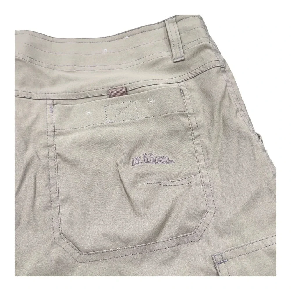 Kuhl Renegade Convertible Stealth Zip Off Hiking Cargo Pants Khaki Mens 40 x 34
